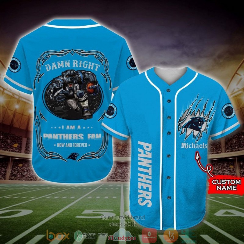 Personalized Carolina Panthers Mascot NFL Baseball Jersey Shirt 6 Personalized Carolina Panthers Mascot NFL Baseball Jersey Shirt word3