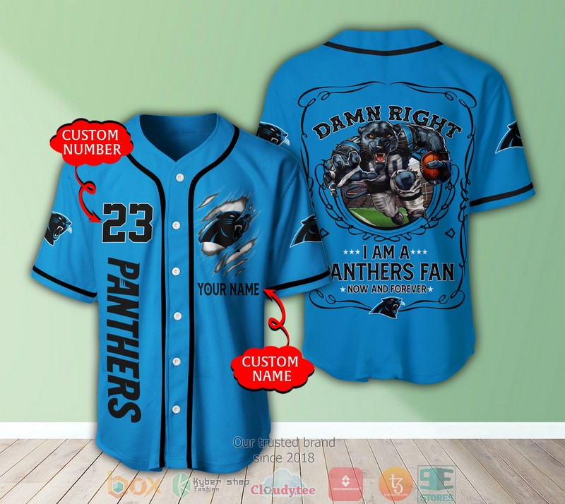 Personalized Carolina Panthers NFL I am a Panthers fan Baseball Jersey Shirt 1 Personalized Carolina Panthers NFL I am a Panthers fan Baseball Jersey Shirt word2