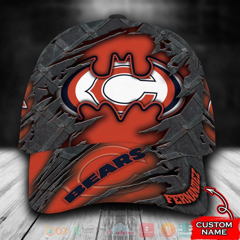 BEST Personalized Chicago Bears Batman custom Hat word1