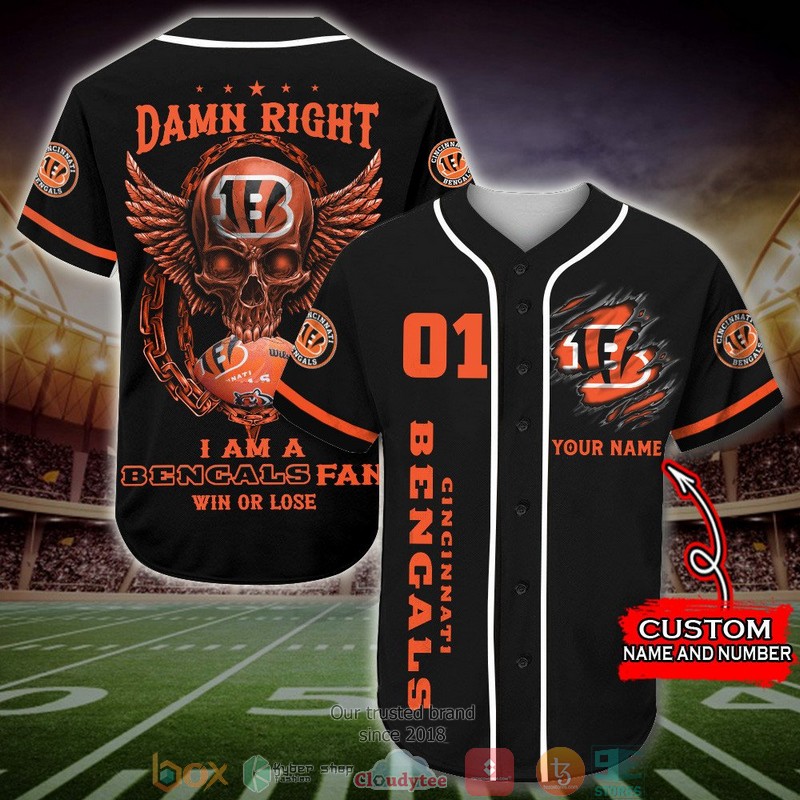Personalized Cincinnati Bengals NFL Wings Skull Baseball Jersey Shirt 5 Personalized Cincinnati Bengals NFL Wings Skull Baseball Jersey Shirt word3