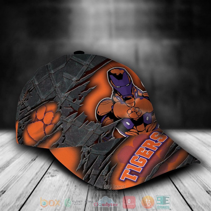 BEST Personalized Clemson Tigers Iron Man custom Hat 2 BEST Personalized Clemson Tigers Iron Man custom Hat word3