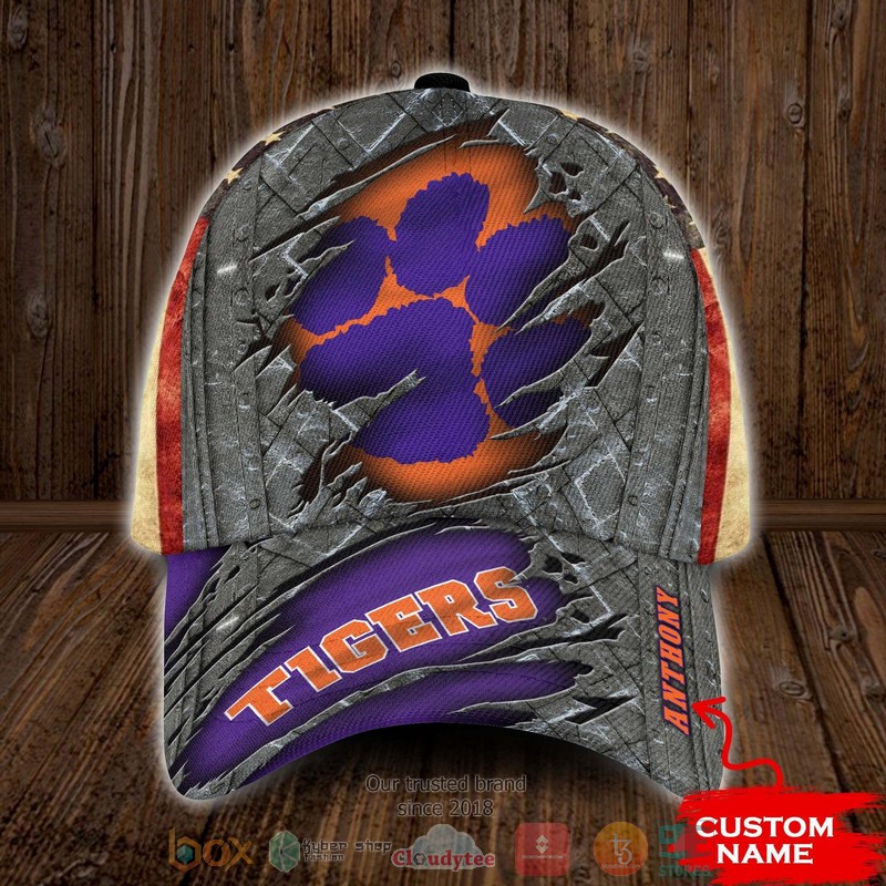 NEW Clemson Tigers Custom name Cap Hat
