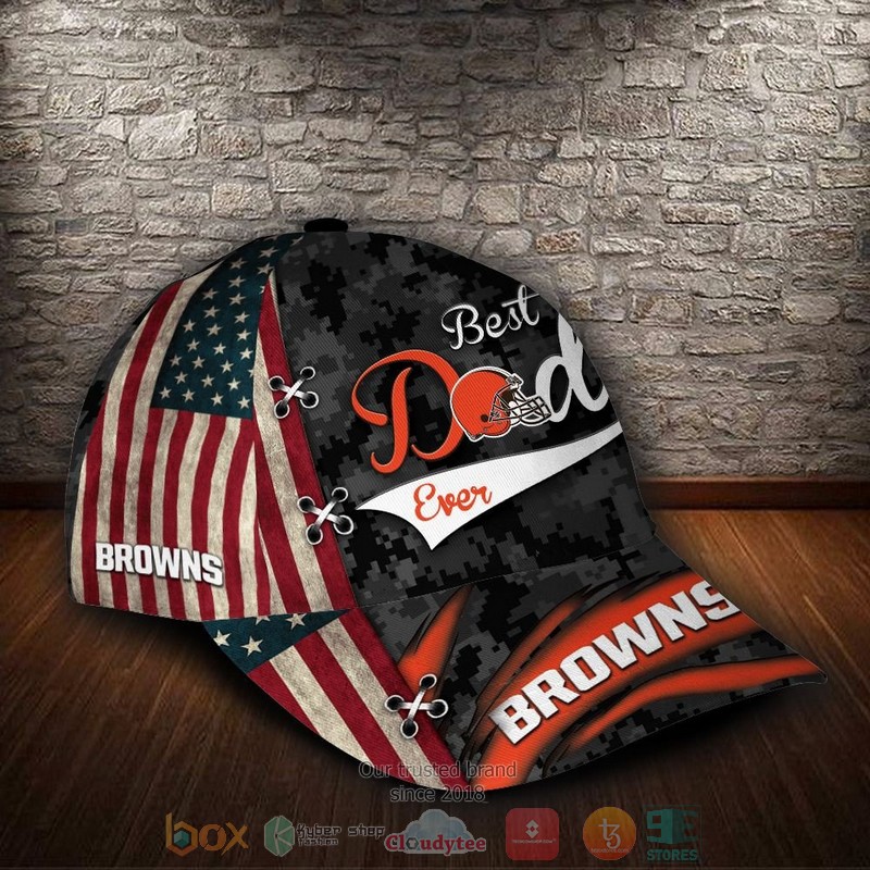 BEST Personalized Cleveland Browns Best Dad custom Hat 2 BEST Personalized Cleveland Browns Best Dad custom Hat word1