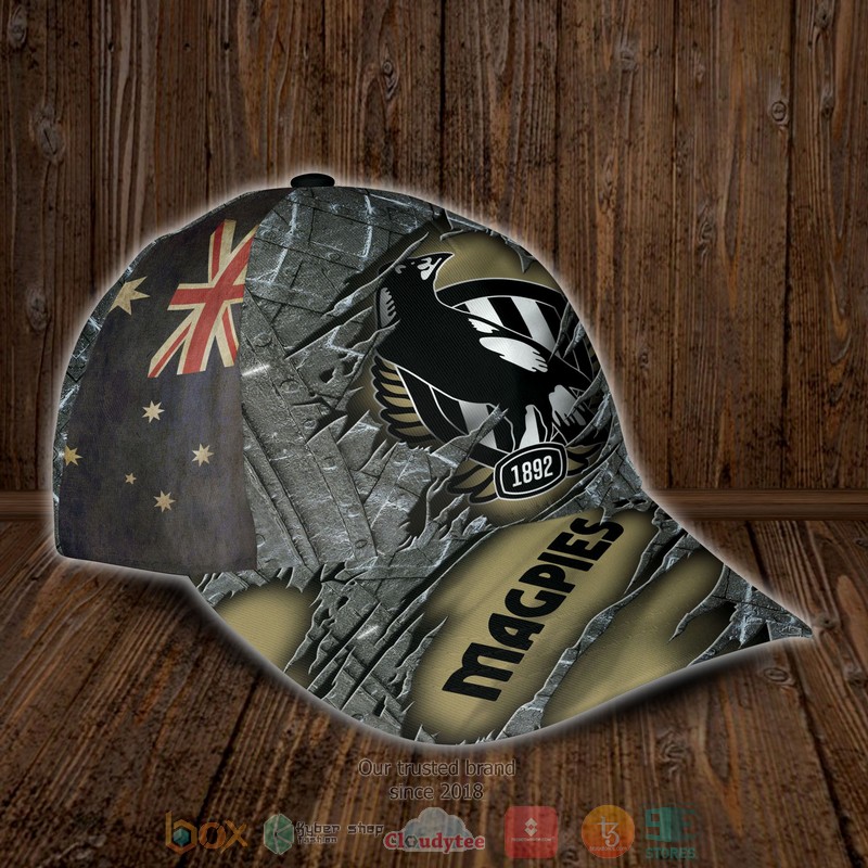 BEST Personalized Collingwood Magpies AFL custom Hat 2 BEST Personalized Collingwood Magpies AFL custom Hat word1