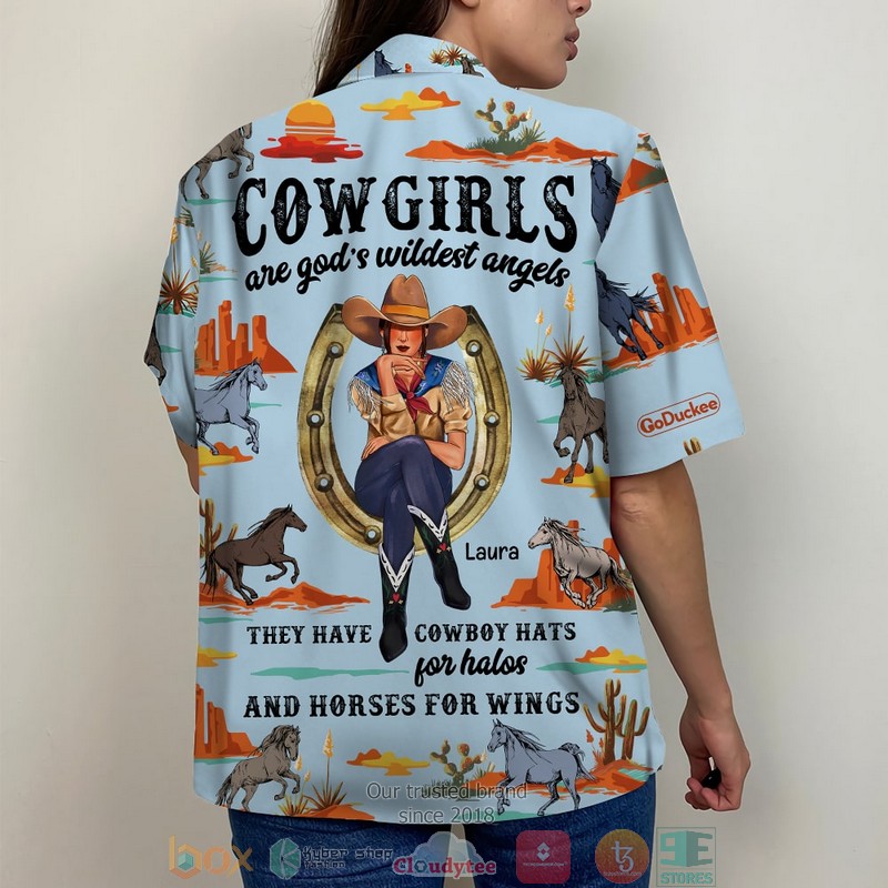 HOT Personalized Cowgirl Horse Pattern Cowgirls Are God's Wildest Angels Hawaii Shirt 2 HOT Personalized Cowgirl Horse Pattern Cowgirls Are God's Wildest Angels Hawaii Shirt word2