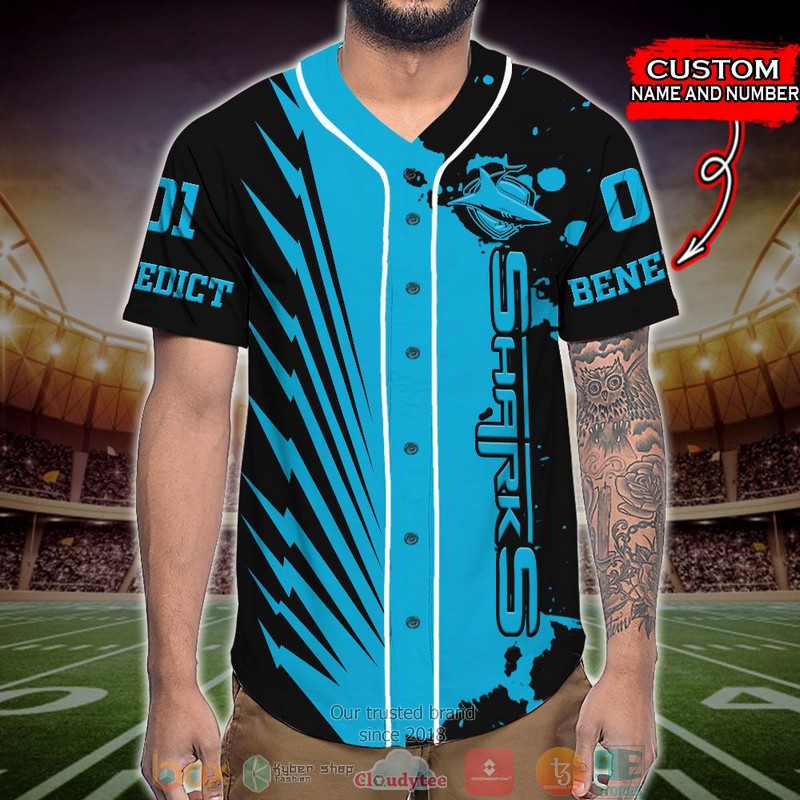 Personalized Cronulla-Sutherland Sharks NRL Baseball Jersey Shirt 2 Personalized Cronulla-Sutherland Sharks NRL Baseball Jersey Shirt word2