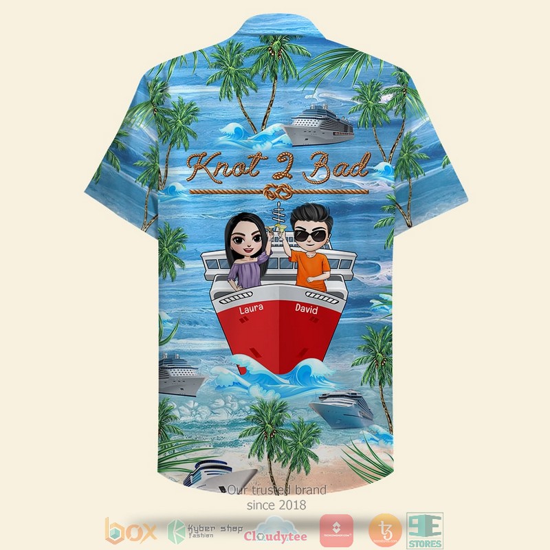 HOT Personalized Cruising Couple Drinking Knot 2 Bad Hawaii Shirt word1