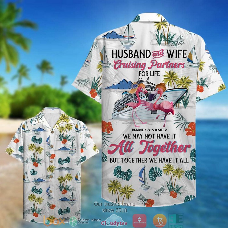 Personalized Cruising Partners Husband And Wife Hawaiian shirt 2 Personalized Cruising Partners Husband And Wife Hawaiian shirt word3