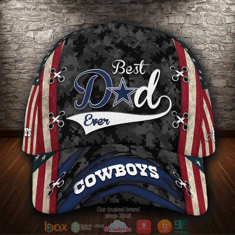 NEW Dallas Cowboys Best Dad Custom name Hat 12