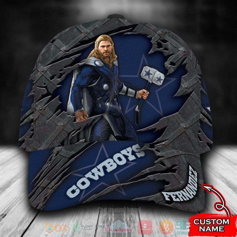 BEST Personalized Dallas Cowboys Thor custom Hat word1