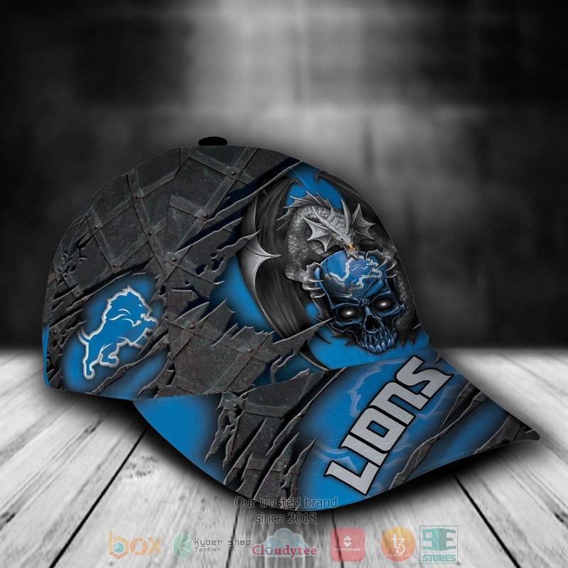 BEST Personalized Detroit Lions Dragon custom Hat 2 BEST Personalized Detroit Lions Dragon custom Hat word3