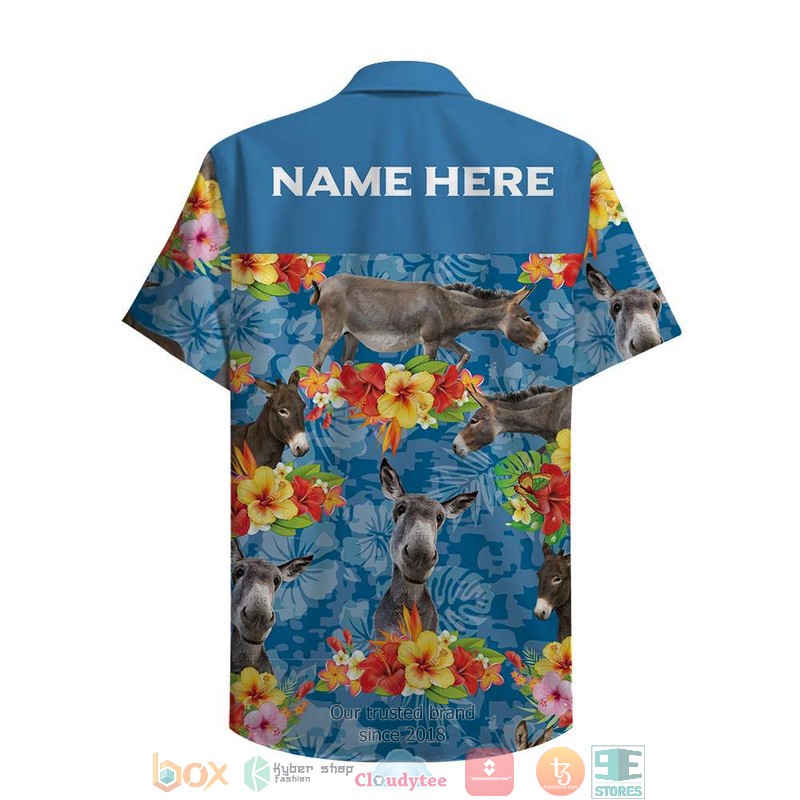 HOT Personalized Donkey Pattern Hawaii Shirt