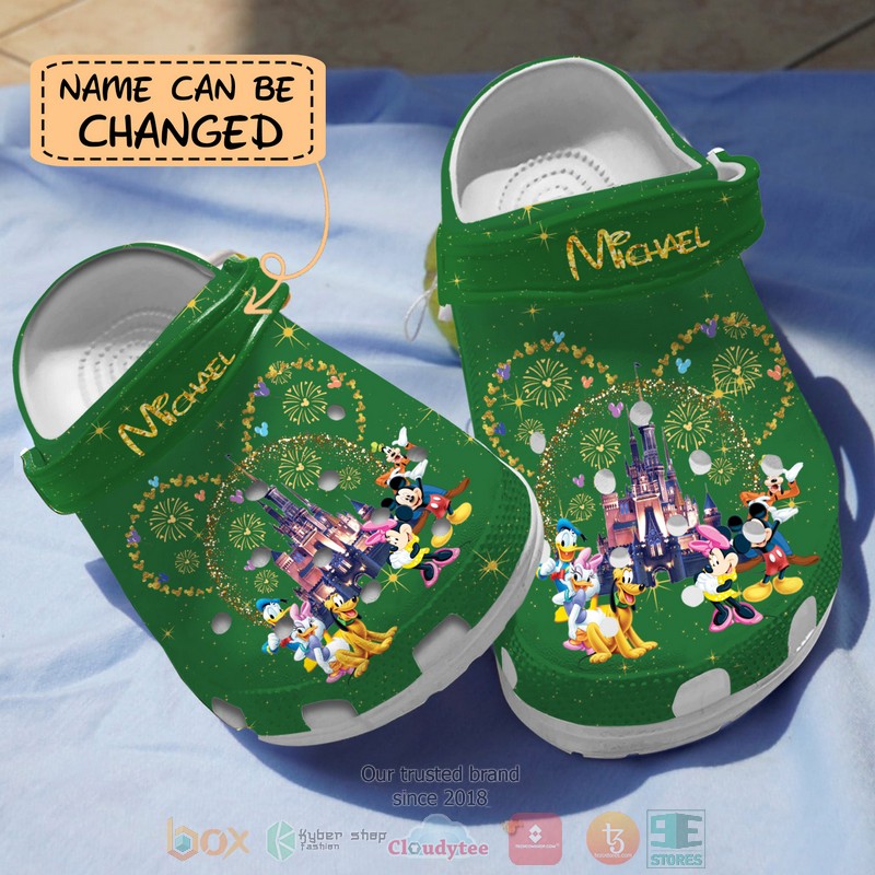 NEW Personalized Family Mickey Mouse custom Crocs Crocband Clog word3