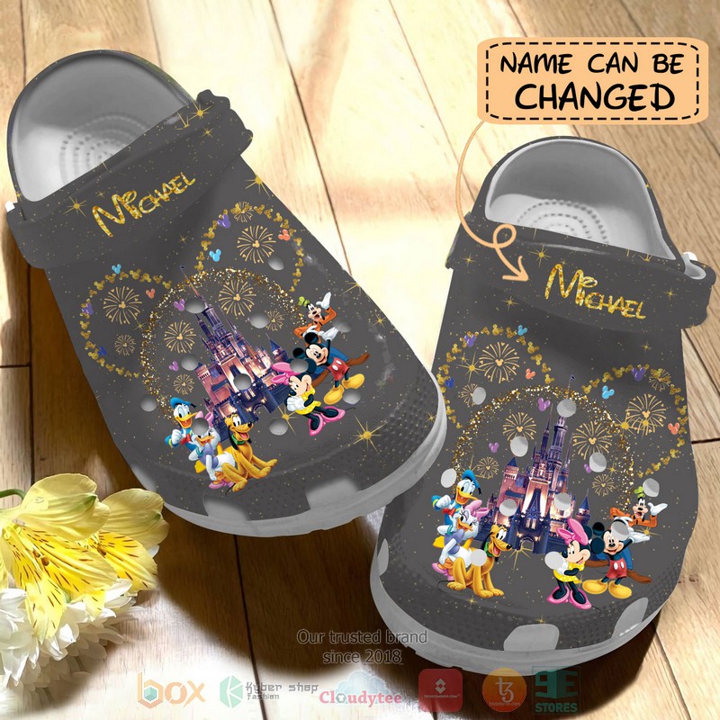 NEW Personalized Family Mickey Mouse custom Crocs Crocband Clog word3
