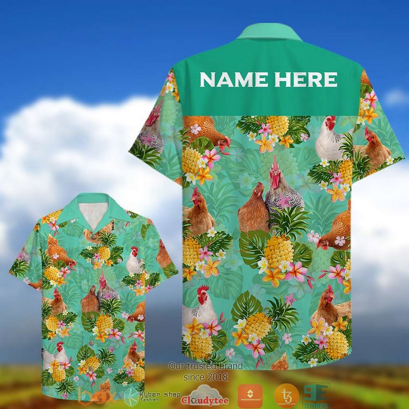 Personalized Farmer Chicken 2 Hawaiian shirt 6 Personalized Farmer Chicken 2 Hawaiian shirt word2