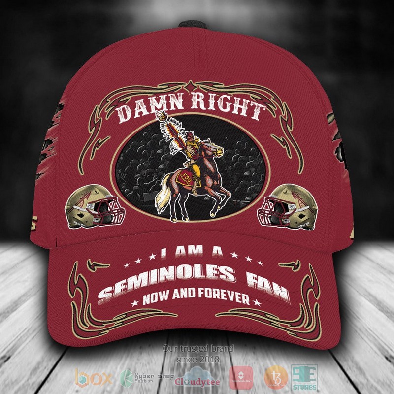 BEST Personalized Florida State Seminoles Mascot custom Hat word2