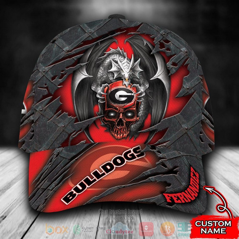 BEST Personalized Georgia Bulldogs Dragon custom Hat word1