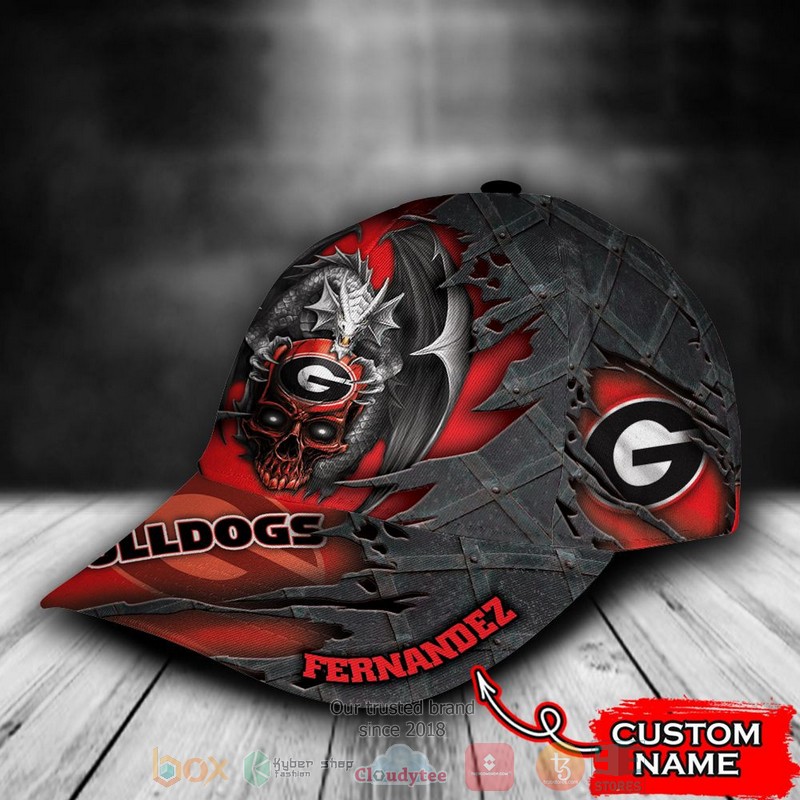 BEST Personalized Georgia Bulldogs Dragon custom Hat 3 BEST Personalized Georgia Bulldogs Dragon custom Hat word1