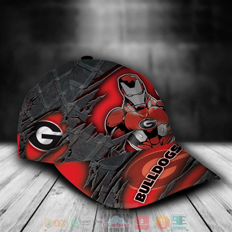 BEST Personalized Georgia Bulldogs Iron Man custom Hat 2 BEST Personalized Georgia Bulldogs Iron Man custom Hat word3