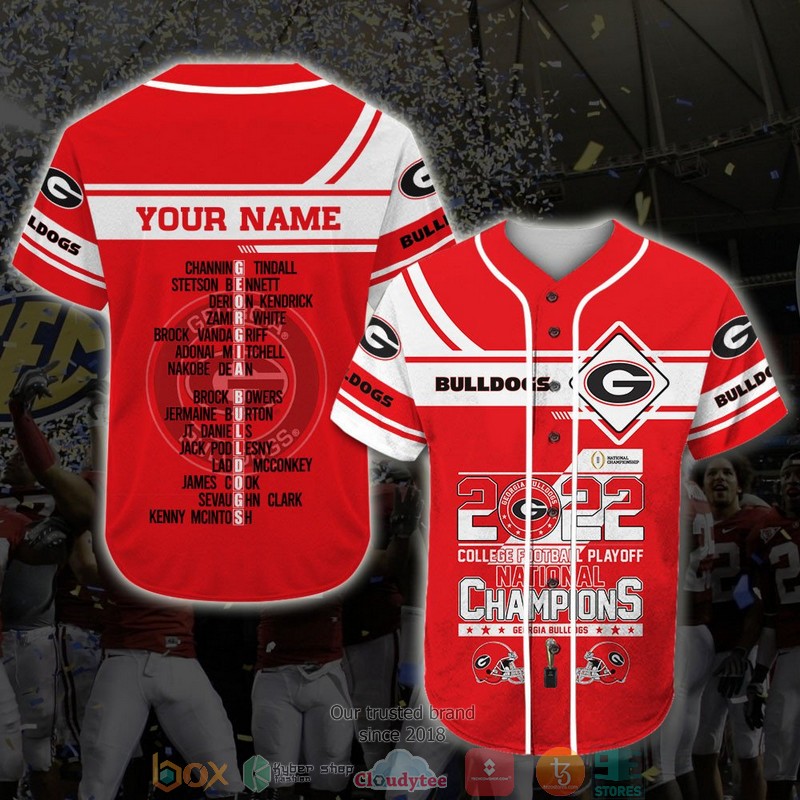 Personalized Georgia Bulldogs NCAA1 college football playoff 21-22 Baseball Jersey Shirt 6 Personalized Georgia Bulldogs NCAA1 college football playoff 21-22 Baseball Jersey Shirt word2
