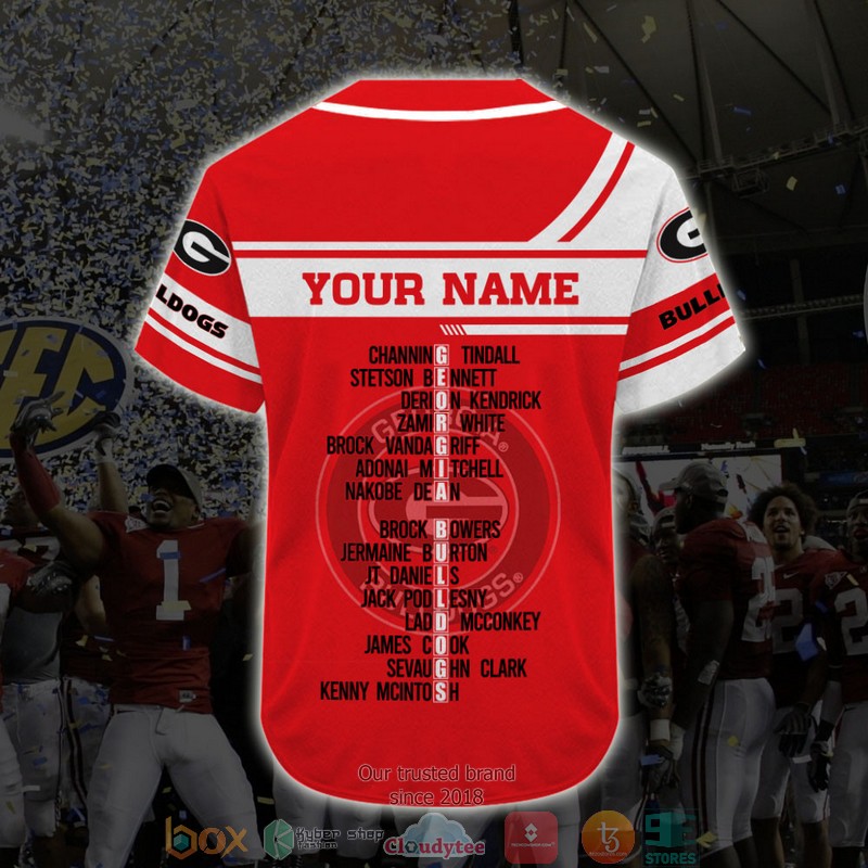Personalized Georgia Bulldogs NCAA1 college football playoff 21-22 Baseball Jersey Shirt 3 Personalized Georgia Bulldogs NCAA1 college football playoff 21-22 Baseball Jersey Shirt word1