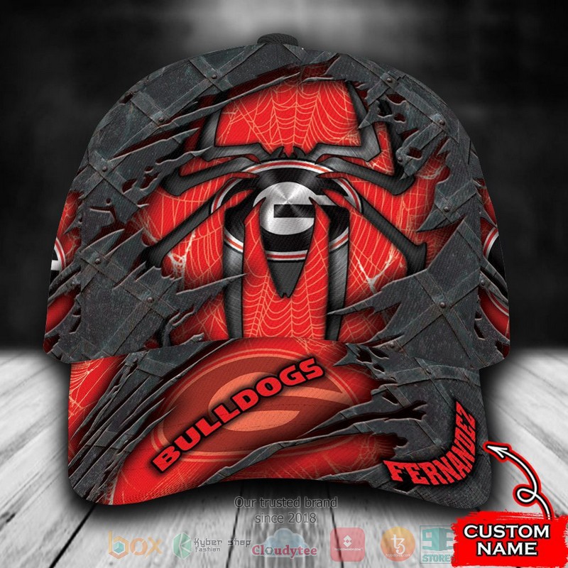 BEST Personalized Georgia Bulldogs Spiderman custom Hat 1 BEST Personalized Georgia Bulldogs Spiderman custom Hat word3