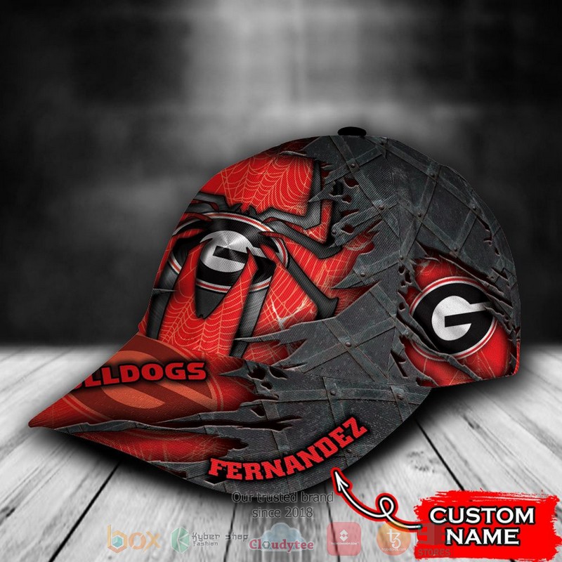 BEST Personalized Georgia Bulldogs Spiderman custom Hat 3 BEST Personalized Georgia Bulldogs Spiderman custom Hat word3