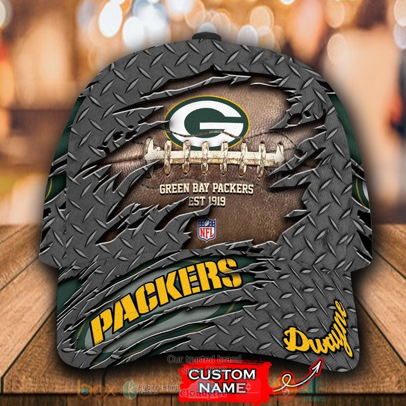 BEST Personalized Green Bay Packers Est 1919 custom Hat word1