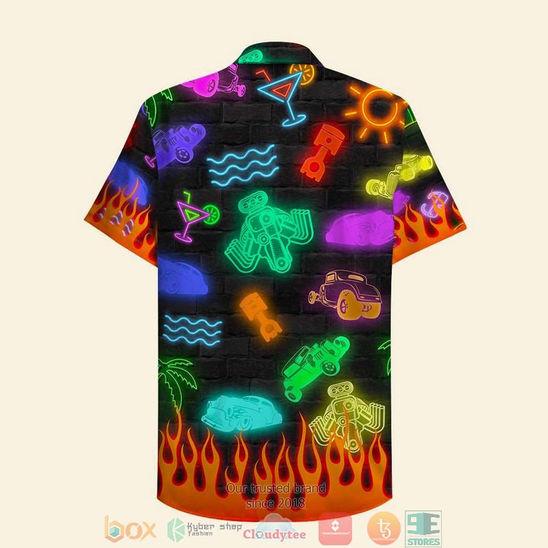 HOT Personalized Dad's Hot Rod Garage Led Night Print Hawaii Shirt 2 HOT Personalized Dad's Hot Rod Garage Led Night Print Hawaii Shirt word2