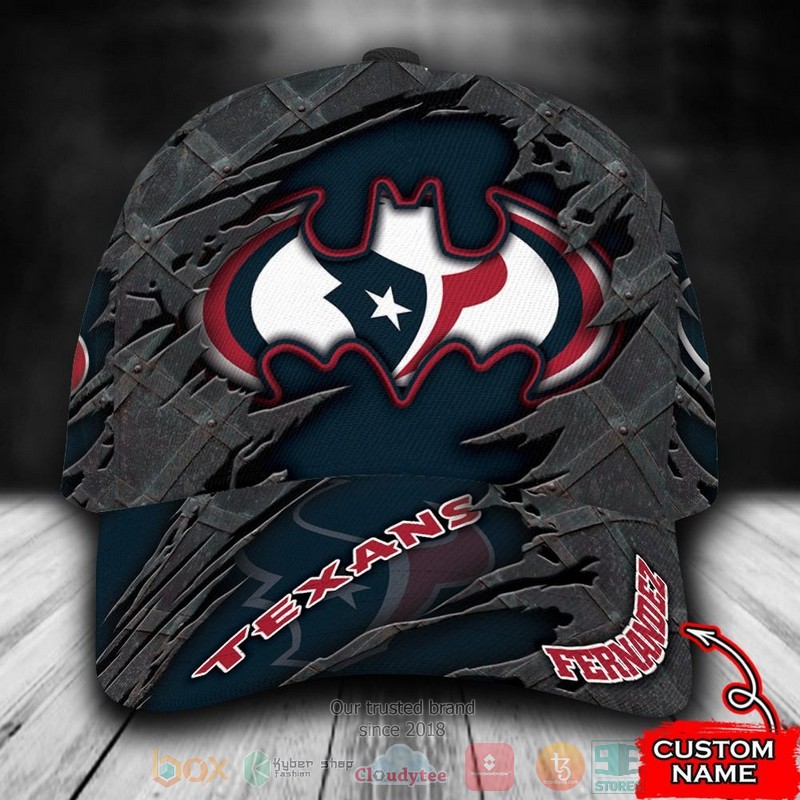BEST Personalized Houston Texans Batman custom Hat word1