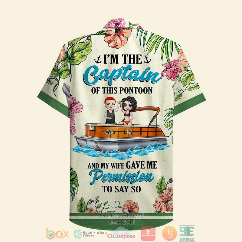 HOT Personalized I'm The Captain Of This Pontoon Hawaii Shirt 6 HOT Personalized I'm The Captain Of This Pontoon Hawaii Shirt word3