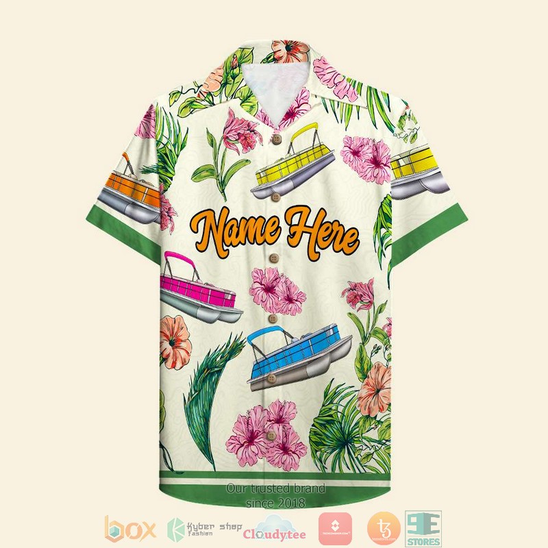 HOT Personalized I'm The Captain Of This Pontoon Hawaii Shirt 2 HOT Personalized I'm The Captain Of This Pontoon Hawaii Shirt word2