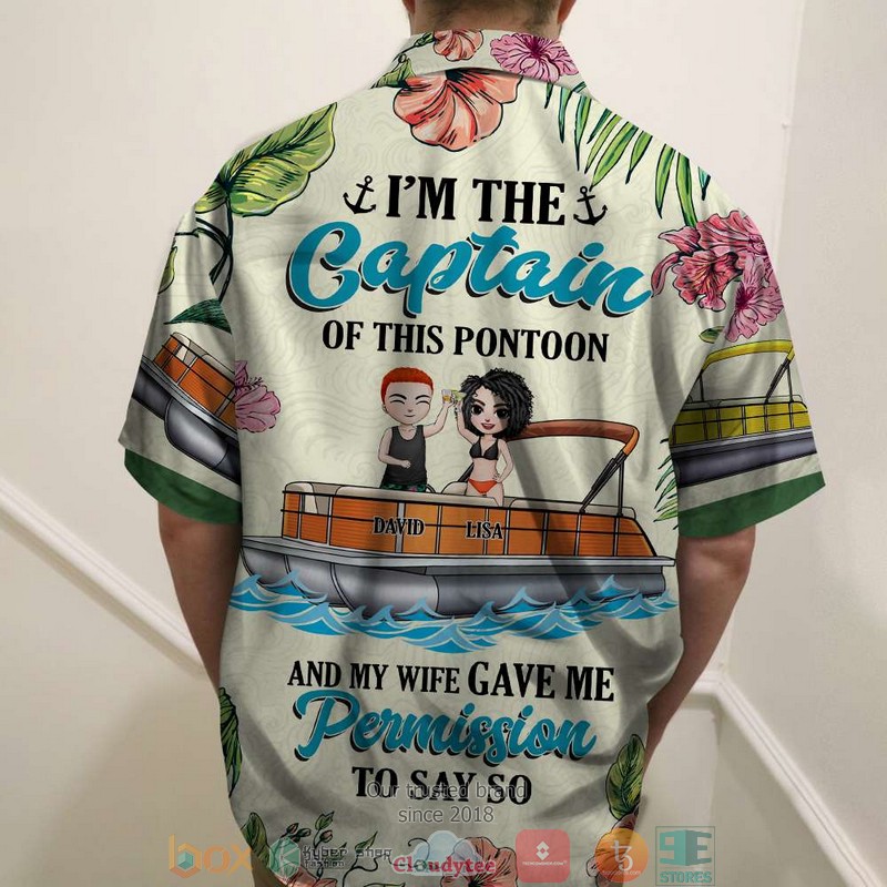 HOT Personalized I'm The Captain Of This Pontoon Hawaii Shirt 3 HOT Personalized I'm The Captain Of This Pontoon Hawaii Shirt word2