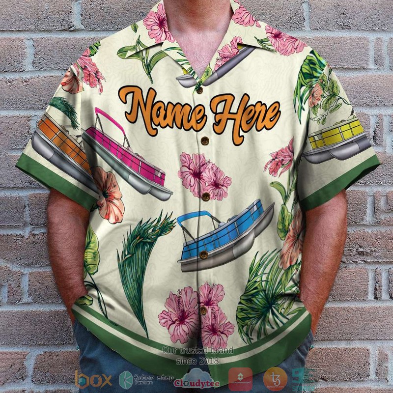 HOT Personalized I'm The Captain Of This Pontoon Hawaii Shirt 4 HOT Personalized I'm The Captain Of This Pontoon Hawaii Shirt word2