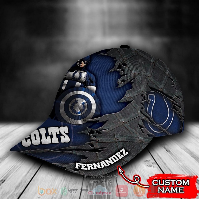 BEST Personalized Indianapolis Colts Captain America custom Hat 3 BEST Personalized Indianapolis Colts Captain America custom Hat word3