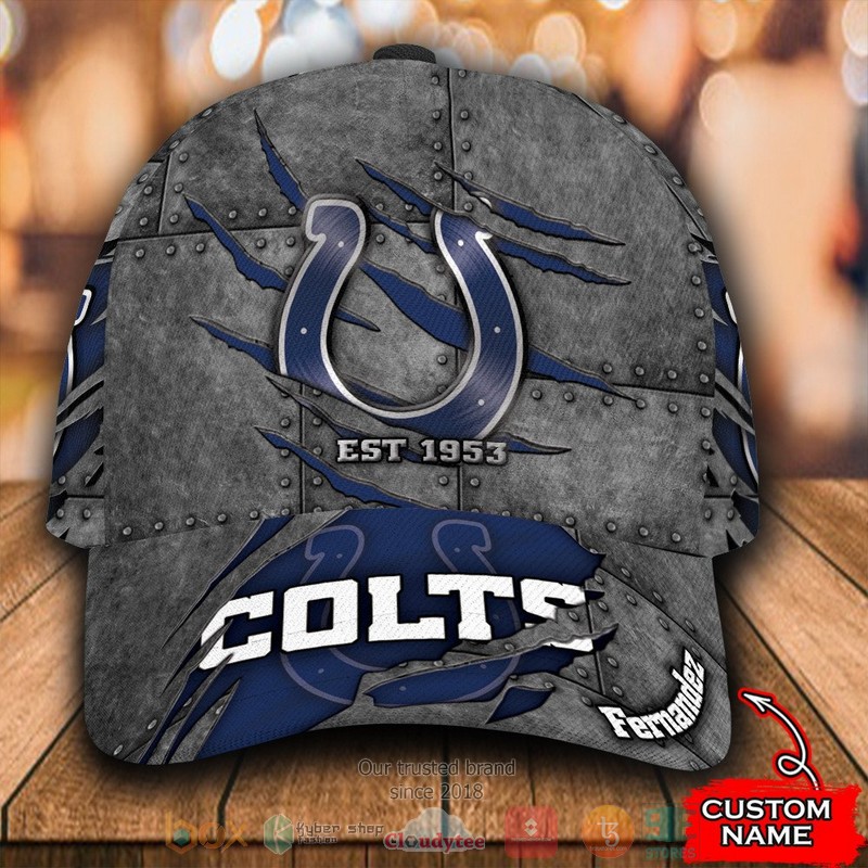 BEST Personalized Indianapolis Colts Est 1953 custom Hat 1 BEST Personalized Indianapolis Colts Est 1953 custom Hat word2
