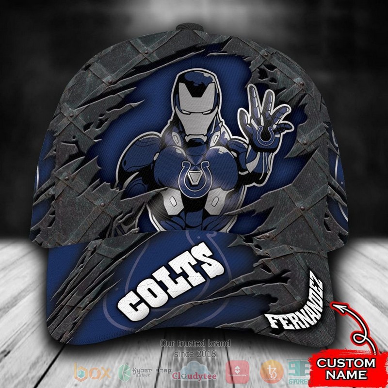 BEST Personalized Indianapolis Colts Iron Man custom Hat 9 BEST Personalized Indianapolis Colts Iron Man custom Hat word3