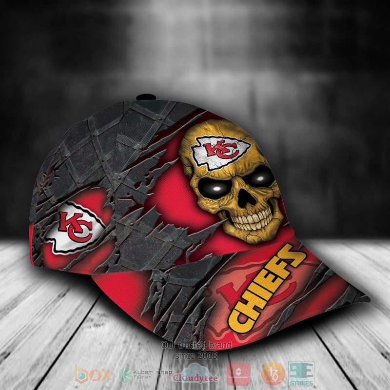 BEST Personalized Kansas City Chiefs Skull custom Hat 2 BEST Personalized Kansas City Chiefs Skull custom Hat word3