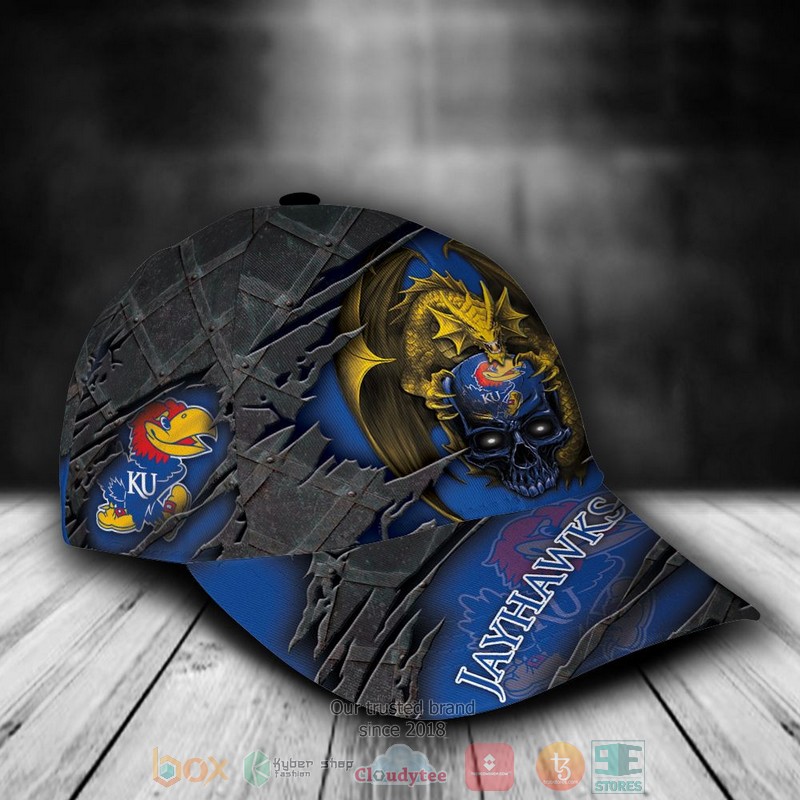 BEST Personalized Kansas Jayhawks Dragon custom Hat 2 BEST Personalized Kansas Jayhawks Dragon custom Hat word1