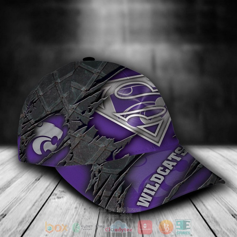 BEST Personalized Kansas State Wildcats Superman custom Hat 2 BEST Personalized Kansas State Wildcats Superman custom Hat word3