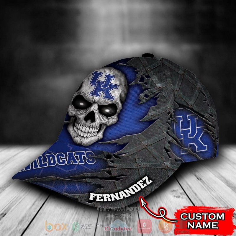 BEST Personalized Kentucky Wildcats Skull custom Hat 3 BEST Personalized Kentucky Wildcats Skull custom Hat word3