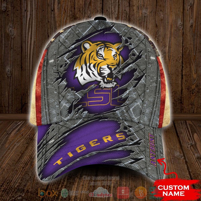 NEW LSU Tigers Custom name Cap Hat