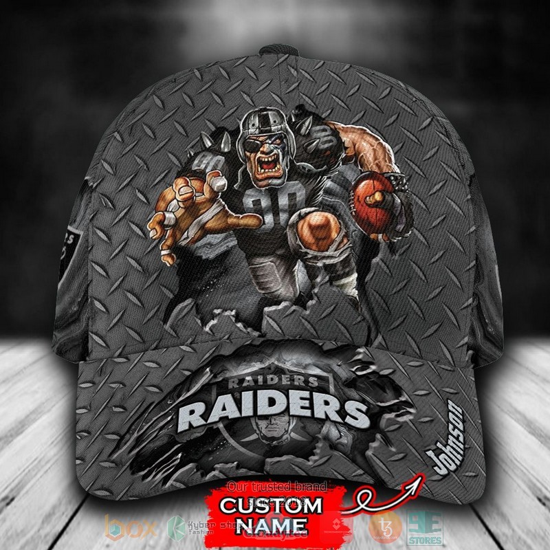 NEW Las Vegas Raiders Mascot Custom name Cap Hat word3