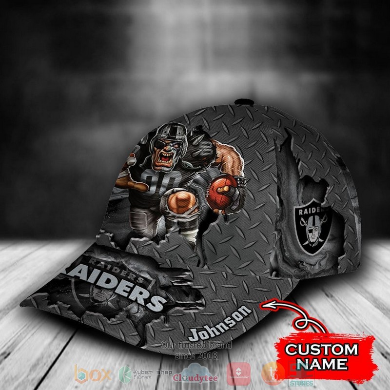 NEW Las Vegas Raiders Mascot Custom name Cap Hat 3 NEW Las Vegas Raiders Mascot Custom name Cap Hat word3