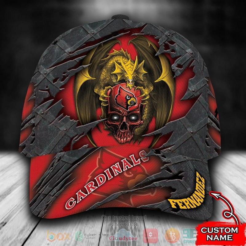 BEST Personalized Louisville Cardinals Dragon custom Hat word3