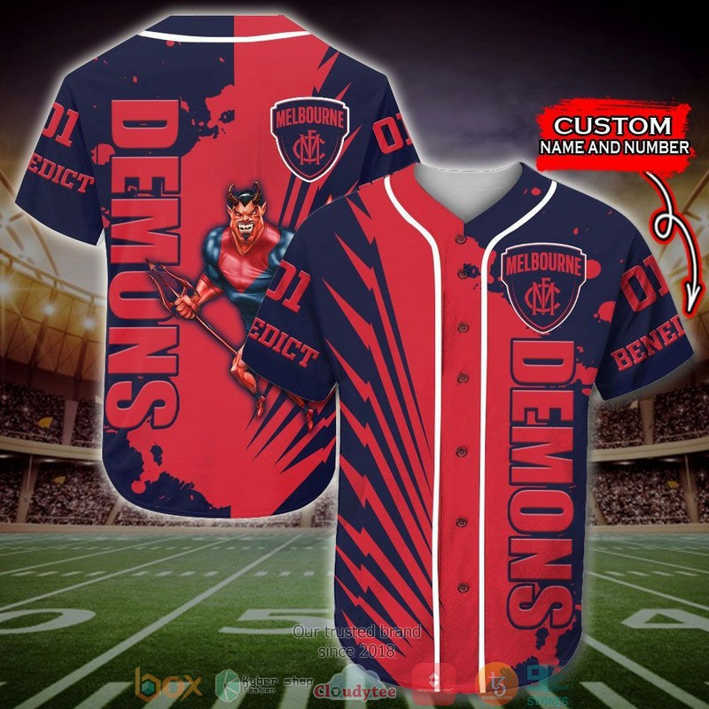 Personalized Melbourne Demons AFL Baseball Jersey Shirt 12 Personalized Melbourne Demons AFL Baseball Jersey Shirt word2