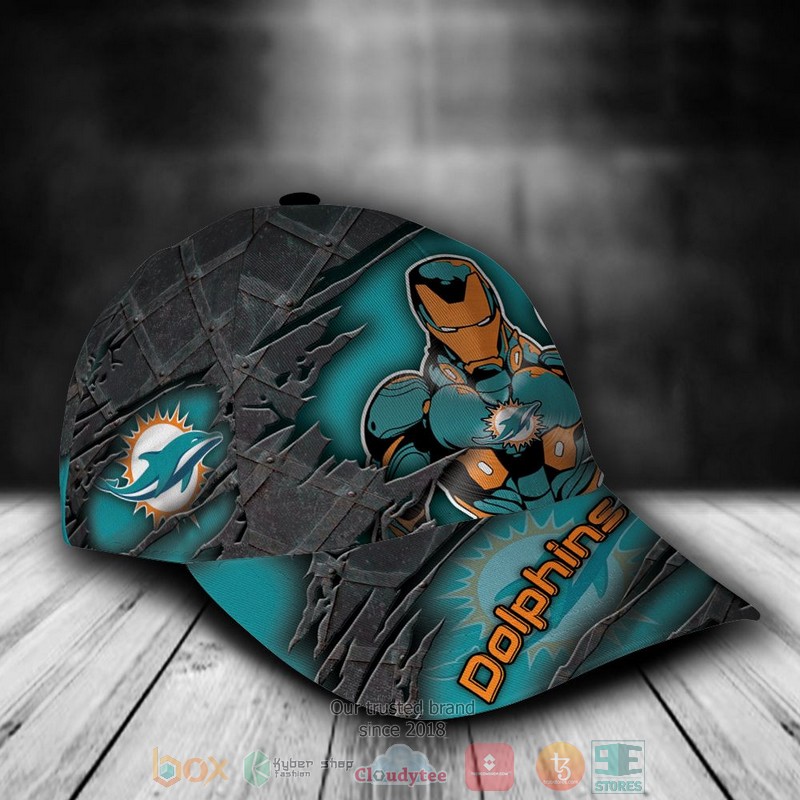 BEST Personalized Miami Dolphins Iron Man custom Hat 2 BEST Personalized Miami Dolphins Iron Man custom Hat word2