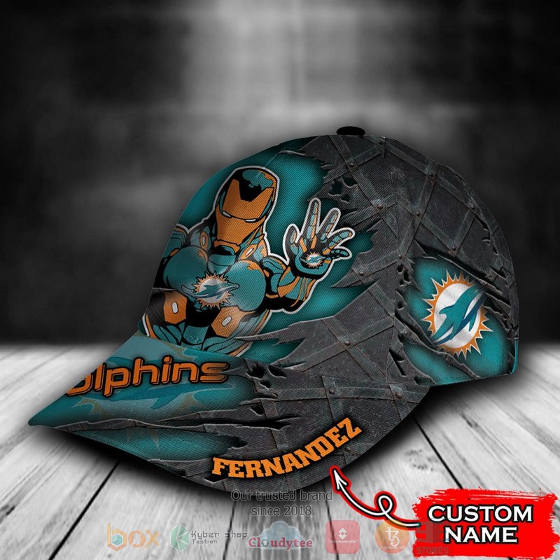 BEST Personalized Miami Dolphins Iron Man custom Hat 3 BEST Personalized Miami Dolphins Iron Man custom Hat word2