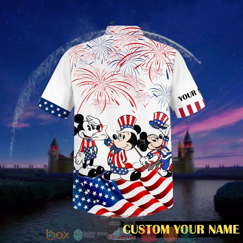 Personalized Mickey Mouse Independence day Hawaiian Shirt 3 Personalized Mickey Mouse Independence day Hawaiian Shirt word1