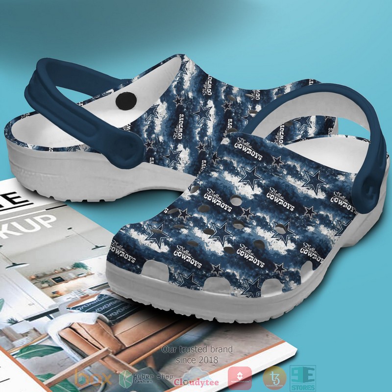 Personalized NFL Dallas Cowboys Aegean Blue Crocs Band Shoes 3 Personalized NFL Dallas Cowboys Aegean Blue Crocs Band Shoes word1